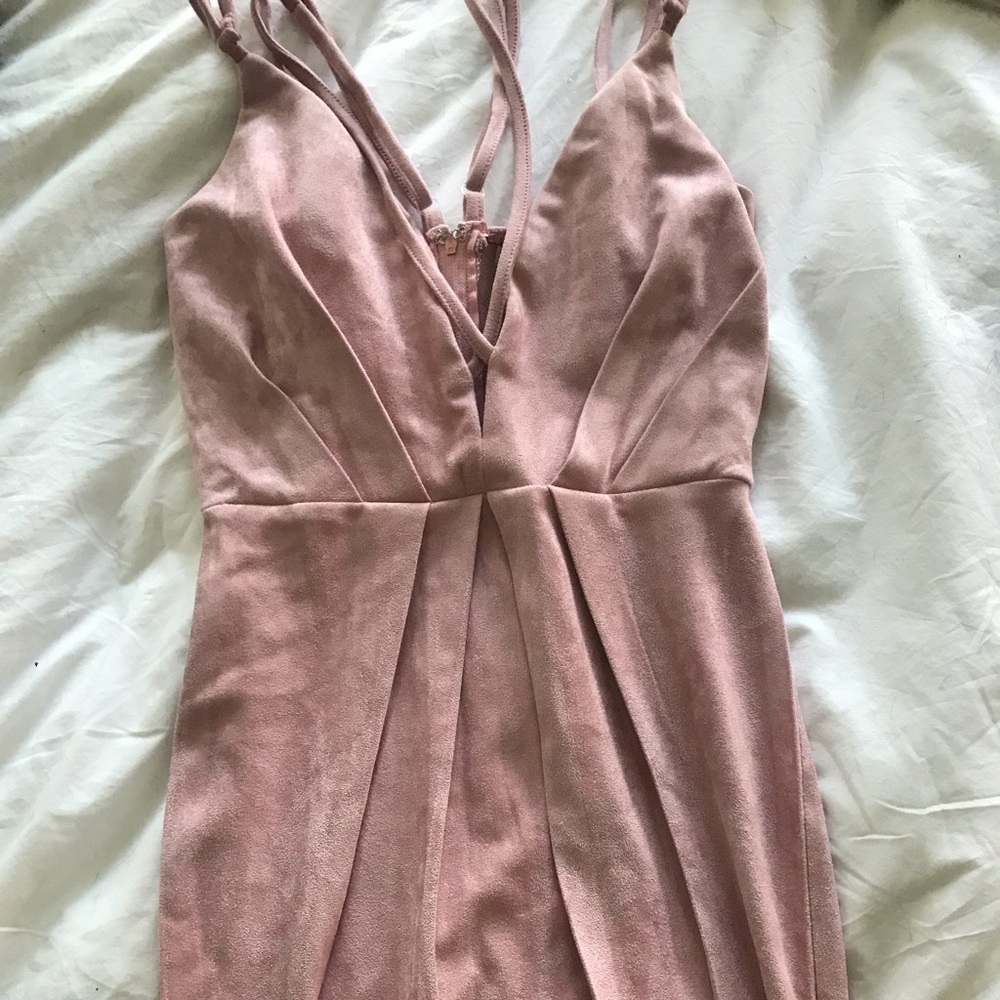 charlotte russe suede dress